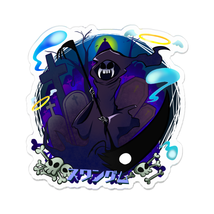 アクリルバッジ - 70 x 70 (mm)