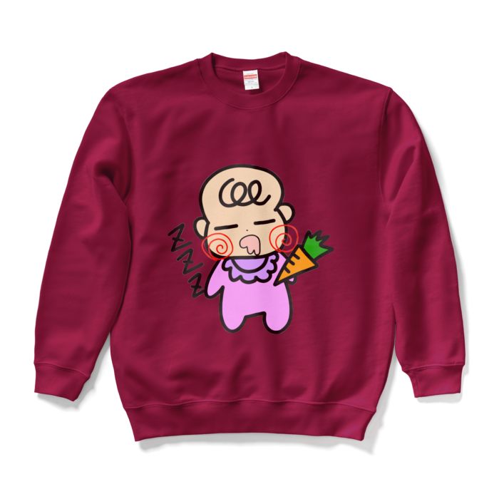 スウェット - L - バーガンディ