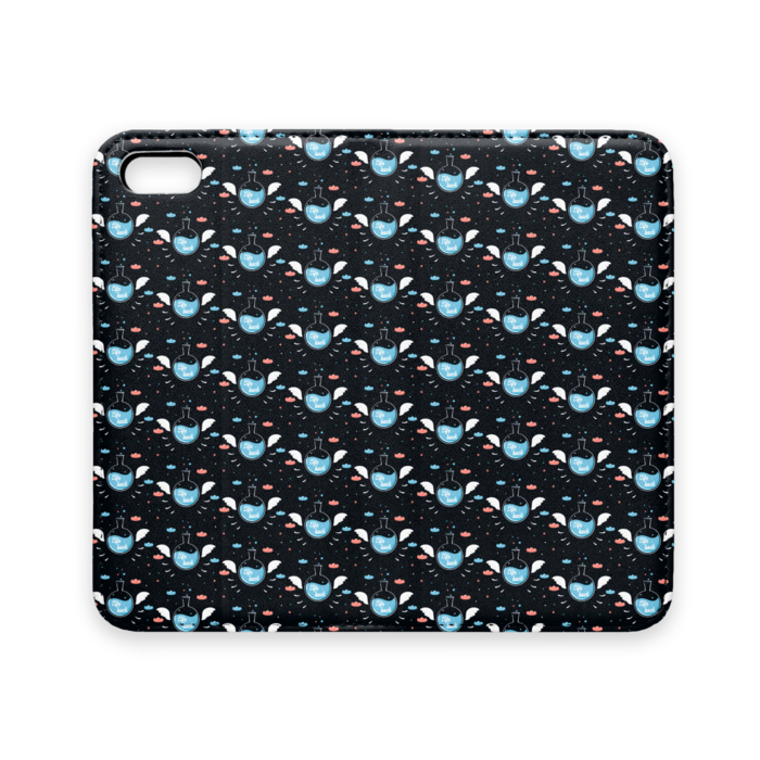手帳型iPhoneケース(ベルトなし) - iPhone 5 / 5s / SE - ストラップ穴 なし