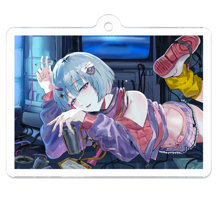 アクリルキーホルダー - 50 x 50 (mm)