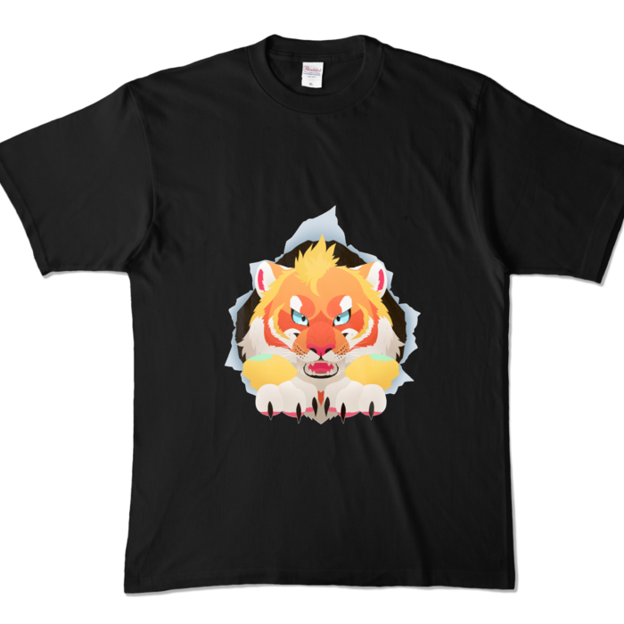 カラーTシャツ - XL - ブラック (濃色)