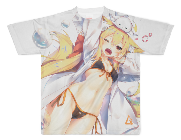 フルグラフィックTシャツ - XL - 正面印刷のみ