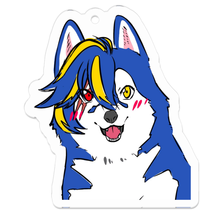 アクリルキーホルダー - 50 x 50 (mm)