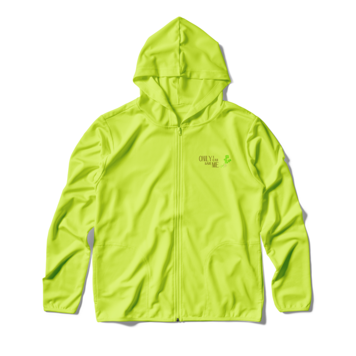 ジップパーカー - M - ライトグリーン