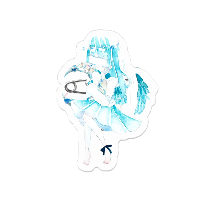 アクリルバッジ - 50 x 50 (mm)