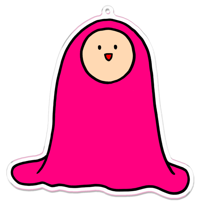 アクリルキーホルダー - 100 x 100 (mm)