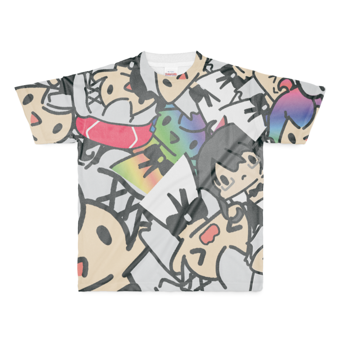 フルグラフィックTシャツ - M - 両面印刷