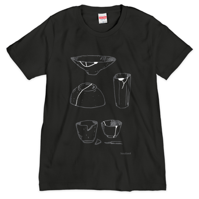 器の景色Tシャツ(シルクスクリーン印刷) - S - 2色(1)