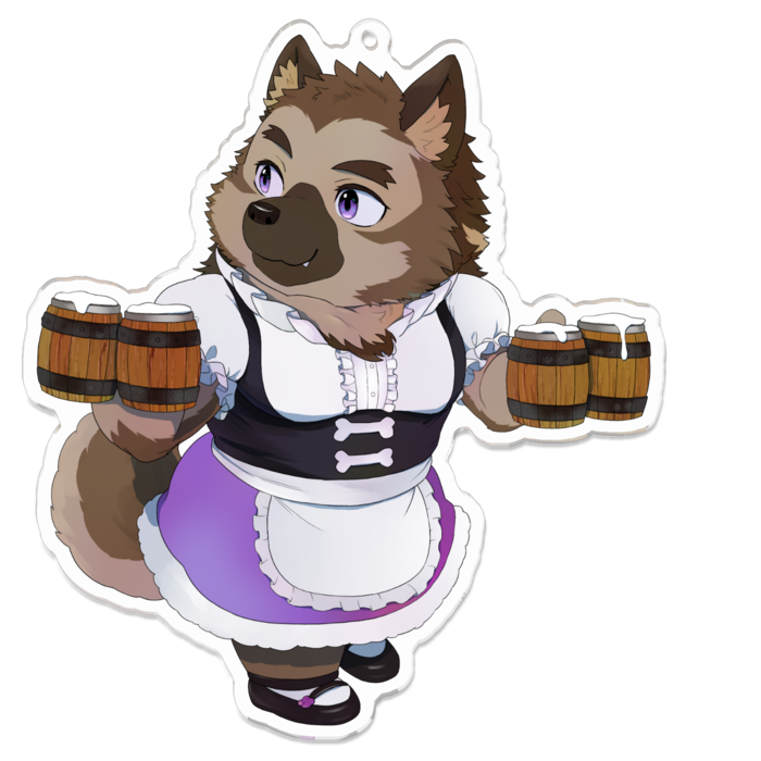 アクリルキーホルダー - 100 x 100 (mm)