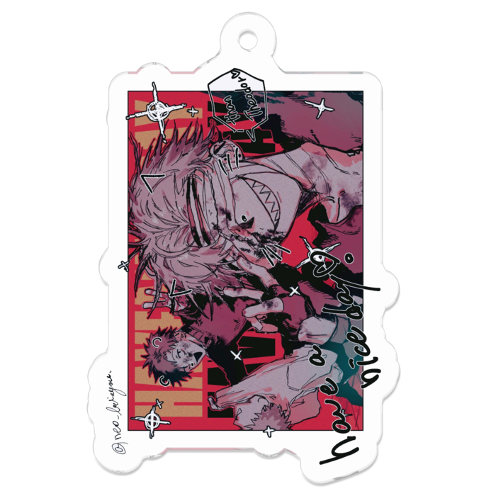 アクリルキーホルダー - 50 x 50 (mm)