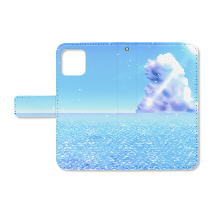 手帳型iPhoneケース - iPhone11Pro - ストラップ穴 あり