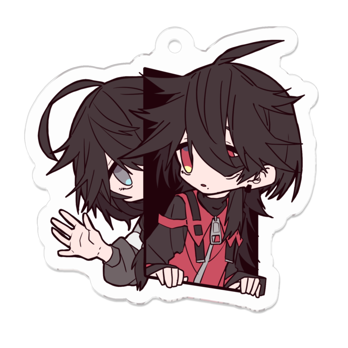 カノ&鹿楽アクキー小(約5cm)