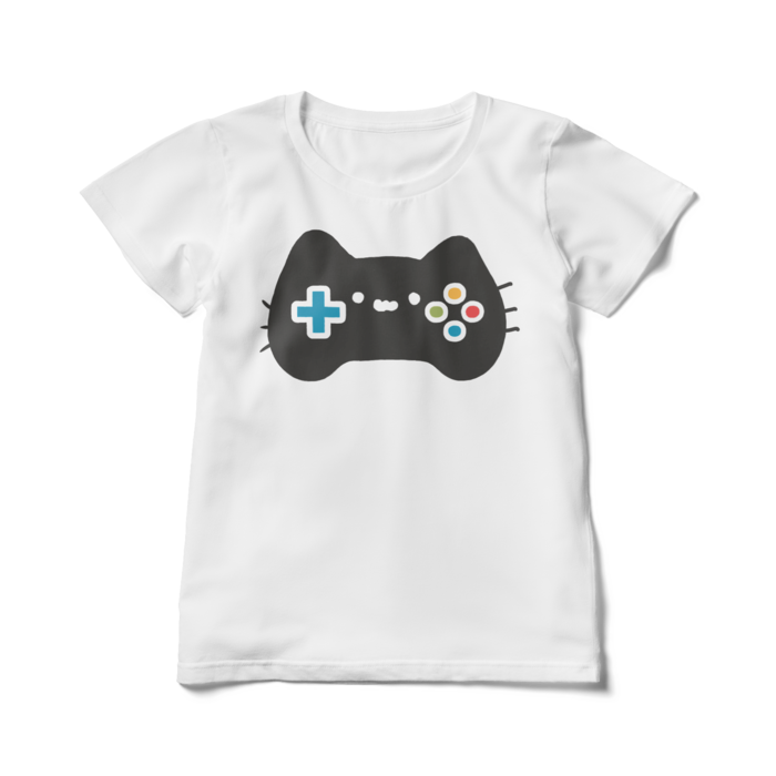 レディースTシャツ - L - 黒猫