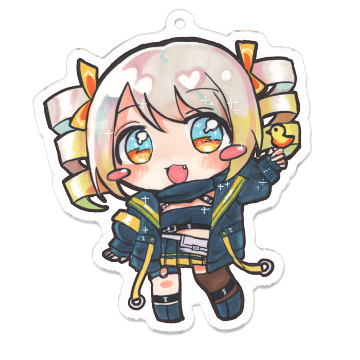 アクリルキーホルダー - 70 x 70 (mm)