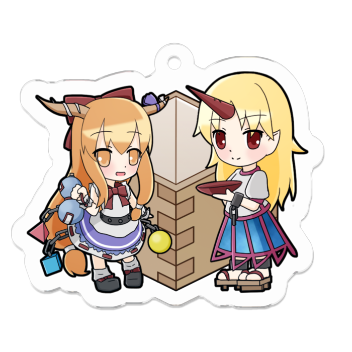 アクリルキーホルダー - 50 x 50 (mm)
