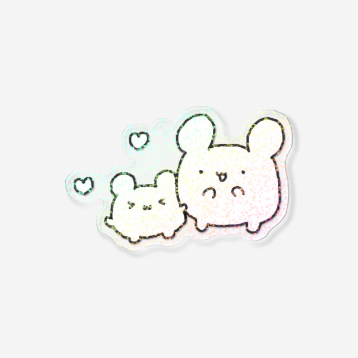 ホログラムアクリルキーホルダー - 100 × 100mm
