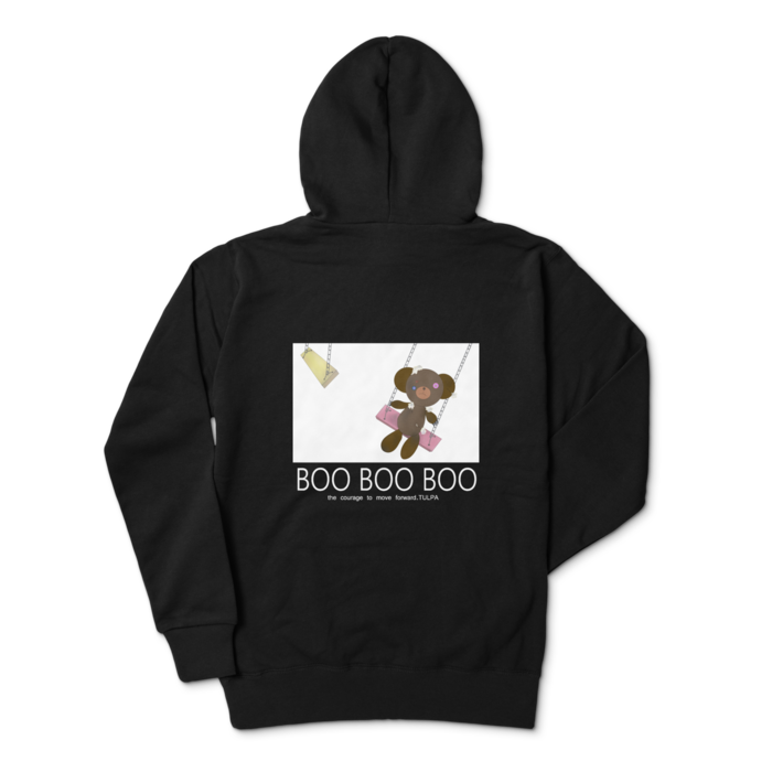 ジップパーカー - L - 背面