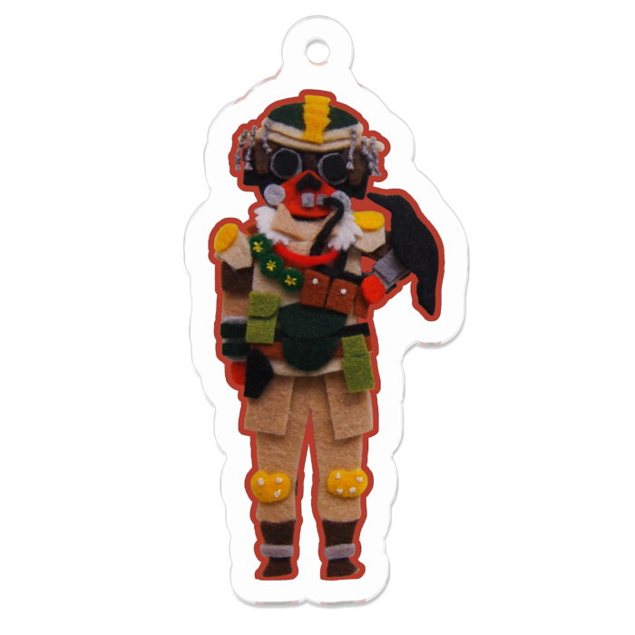 アクリルキーホルダー - 50 x 50 (mm)