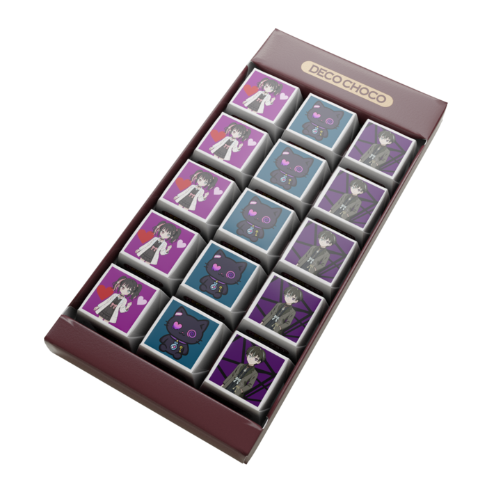 DECOチョコ - 列ごとにデザイン