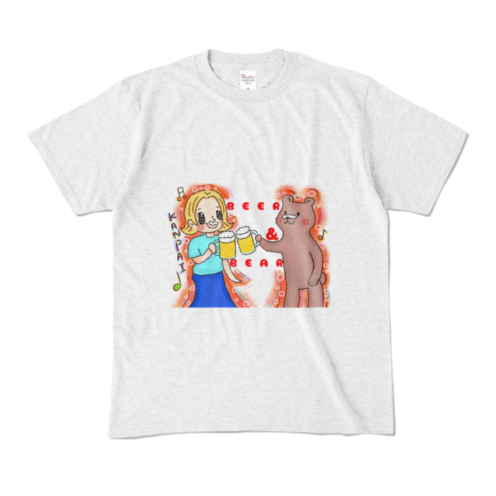 カラーTシャツ - M - アッシュ (淡色)