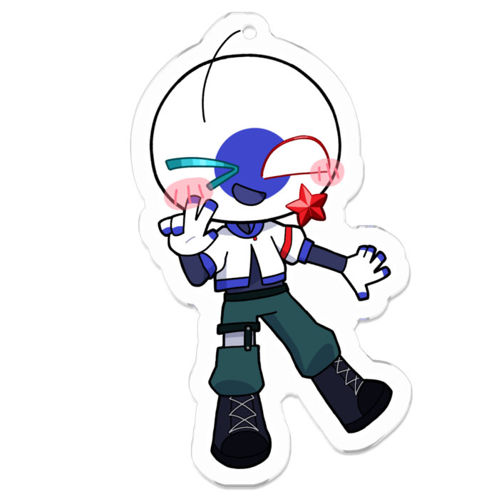 アクリルキーホルダー - 70 x 70 (mm)