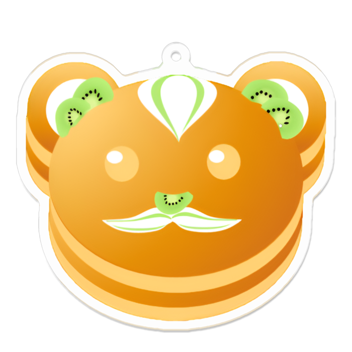 アクリルキーホルダー - 70 x 70 (mm)