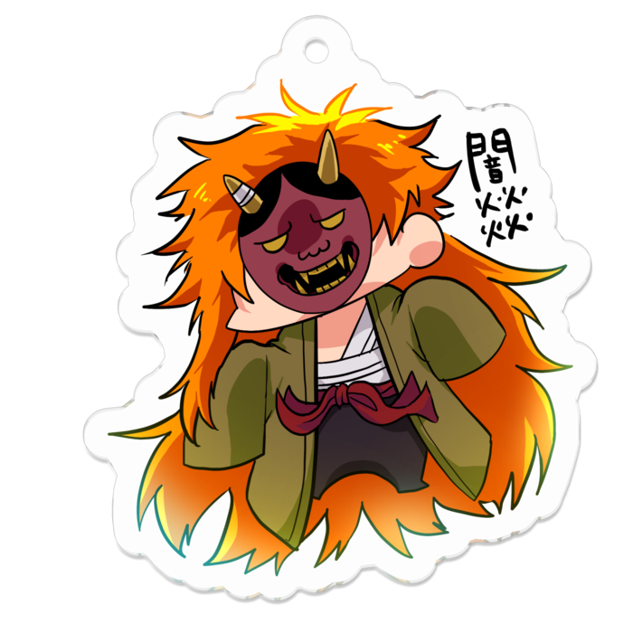 アクリルキーホルダー - 50 x 50 (mm)