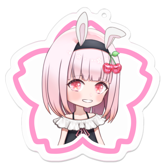 アクリルキーホルダー - 70 x 70 (mm)