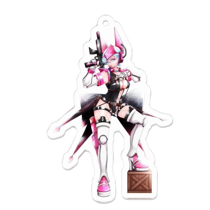 アクリルキーホルダー - 70 x 70 (mm)