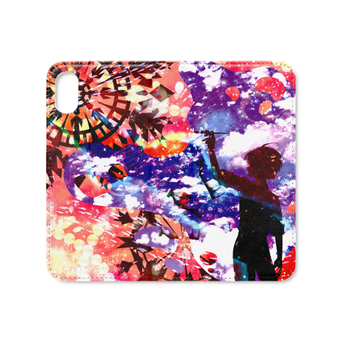 手帳型iPhoneケース(ベルトなし) - iPhone XS / X - ストラップ穴 なし