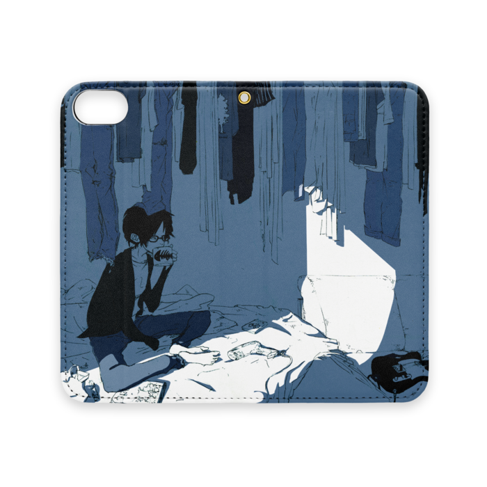 手帳型iPhoneケース（ベルトなし） - iPhone 8 / 7 - ストラップ穴 あり