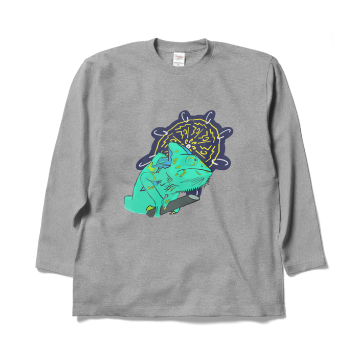 ロングスリーブTシャツ - XL - 杢グレー