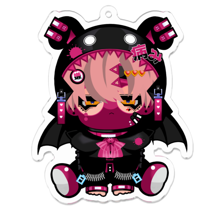 アクリルキーホルダー - 70 x 70 (mm)