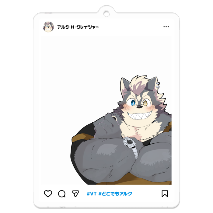 アクリルキーホルダー - 70 x 70 (mm)