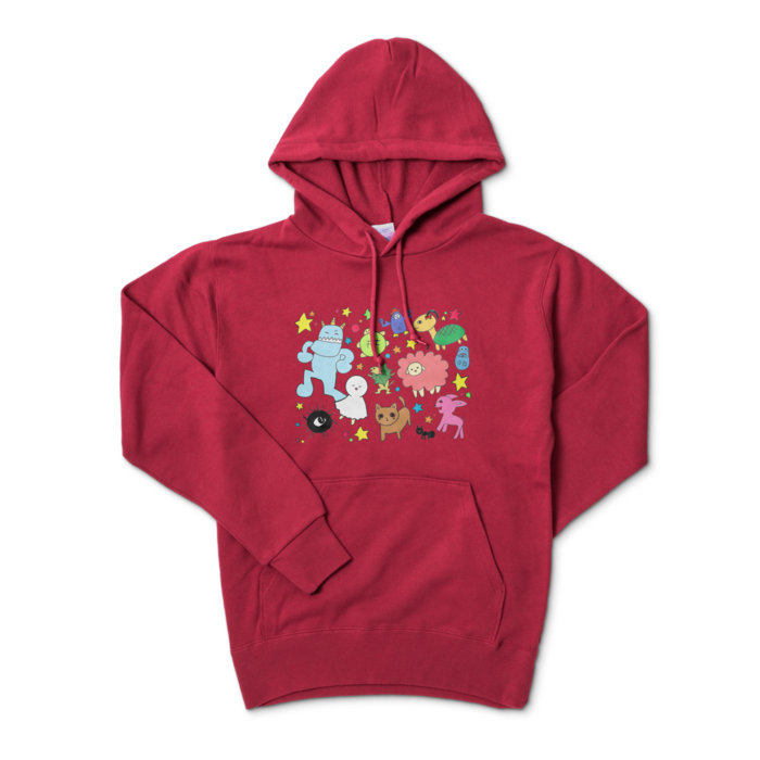 パーカー - S - バーガンディ