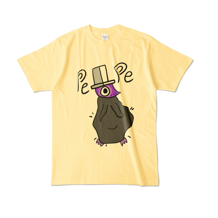 カラーTシャツ - L - ライトイエロー (淡色)