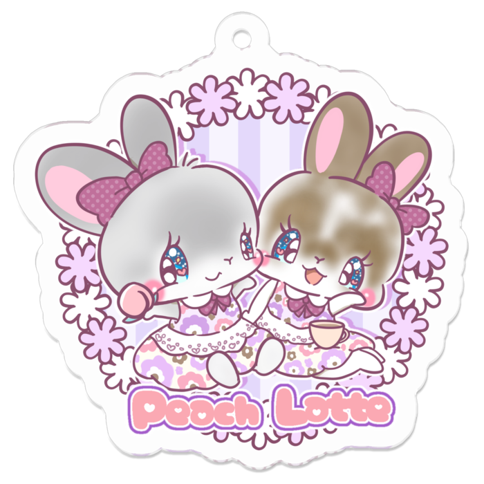 アクリルキーホルダー - 50 x 50 (mm)