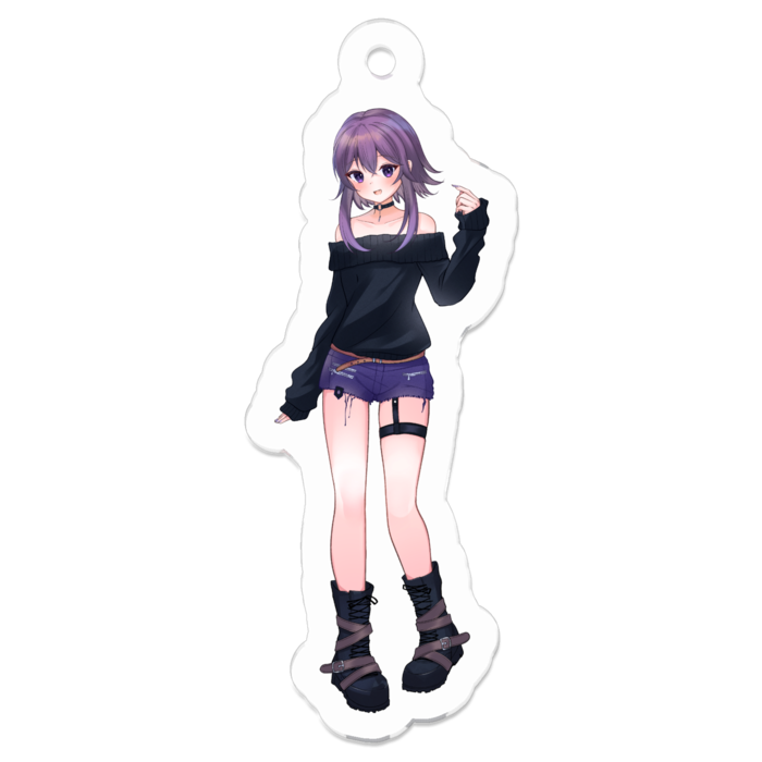 アクリルキーホルダー - 50 x 50 (mm)