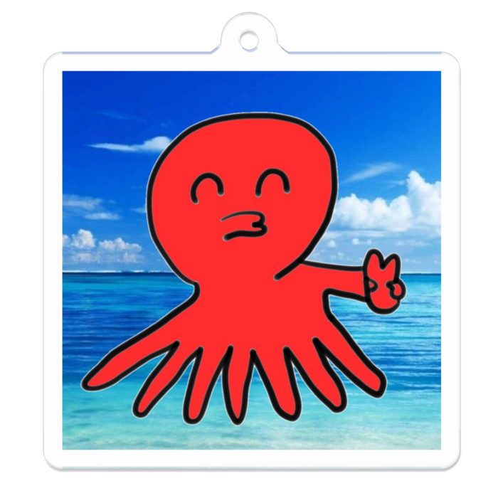 アクリルキーホルダー - 50 x 50 (mm)