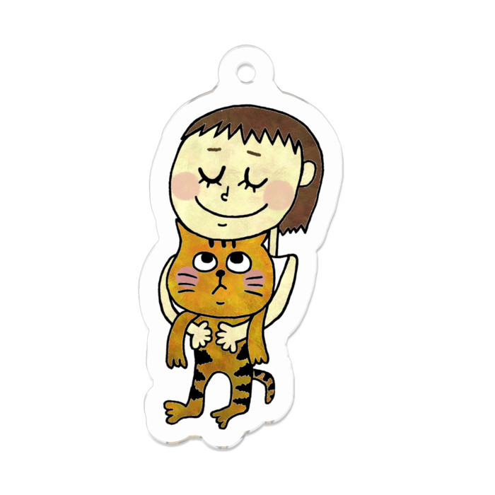 アクリルキーホルダー - 50 x 50 (mm)