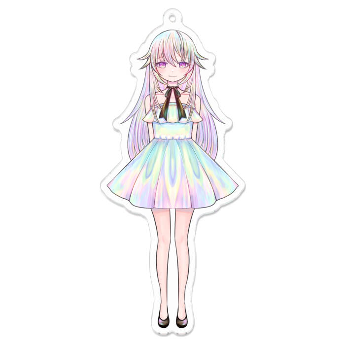 アクリルキーホルダー - 100 x 100 (mm)