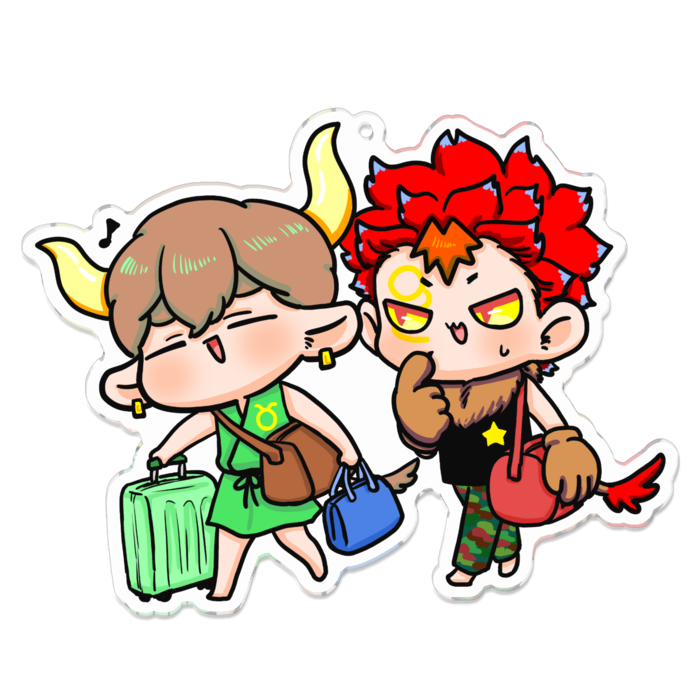 アクリルキーホルダー - 100 x 100 (mm)