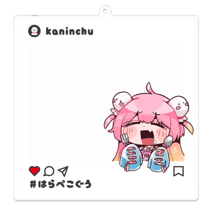 アクリルキーホルダー - 100 x 100 (mm)