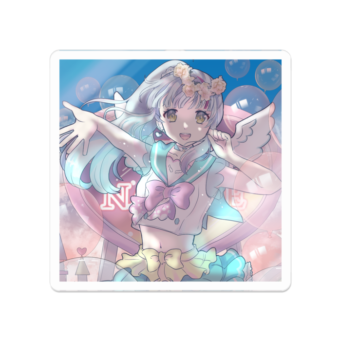 アクリルバッジ - 50 x 50 (mm)