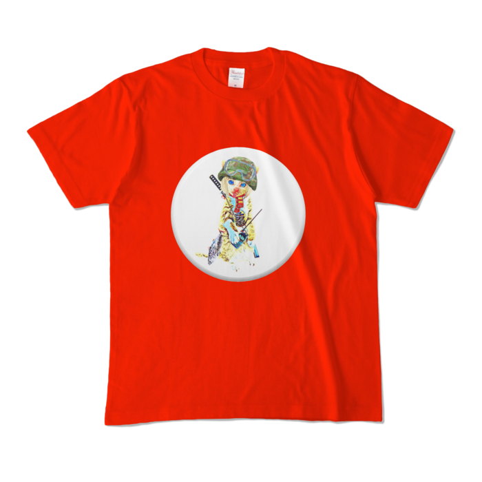 カラーTシャツ - M - レッド (濃色)