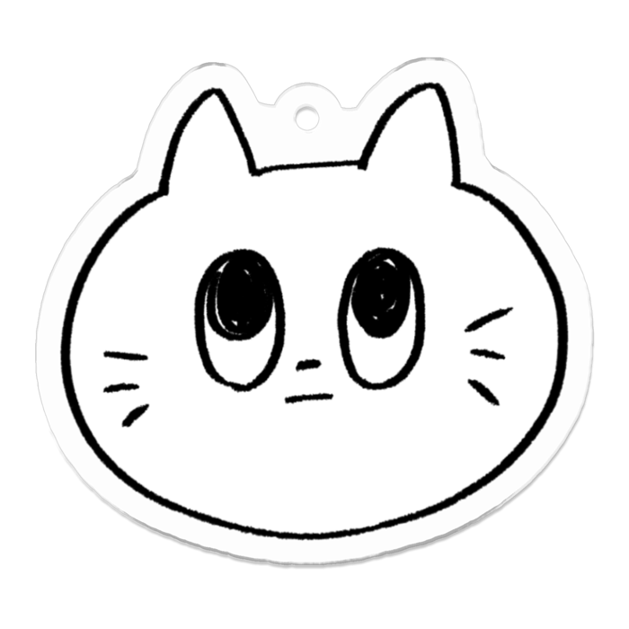 アクリルキーホルダー - 50 x 50 (mm)