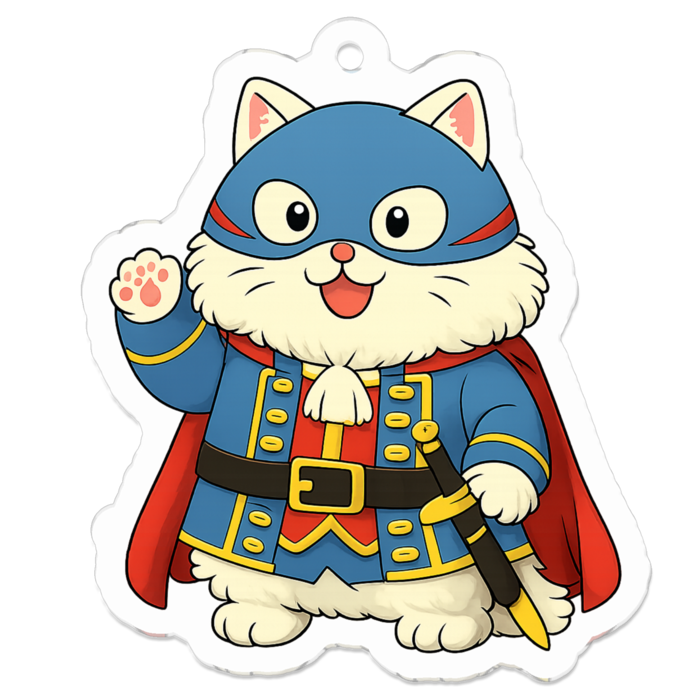 アクリルキーホルダー - 50 x 50 (mm)