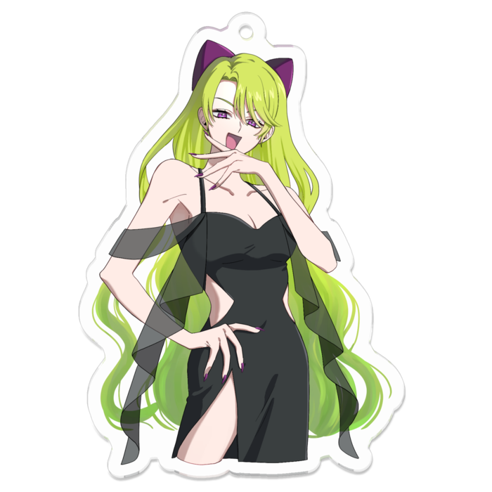 アクリルキーホルダー（コーティング） - 70 x 70 (mm)