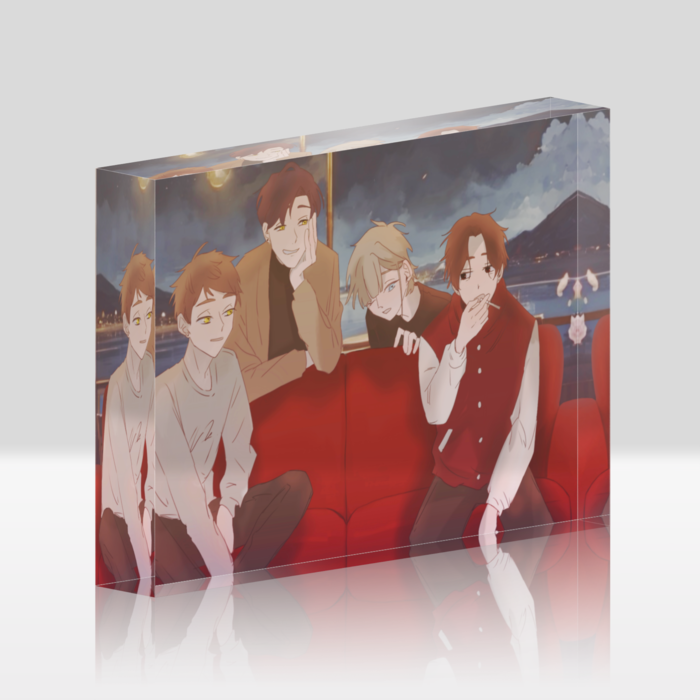 アクリルブロック - 148x100mm(クリア)