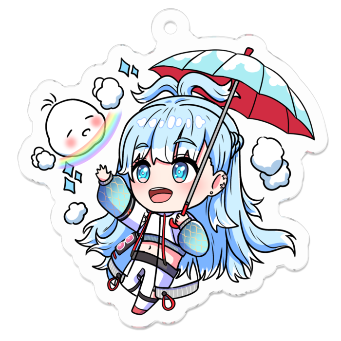 アクリルキーホルダー - 50 x 50 (mm)